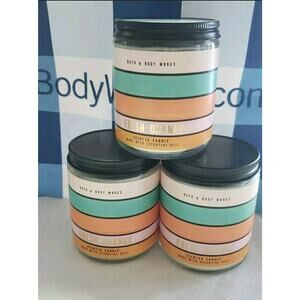 BBW Fresh Orange 7 oz. Single Wick Candle Bundle of 3 Home Fragrance Decor